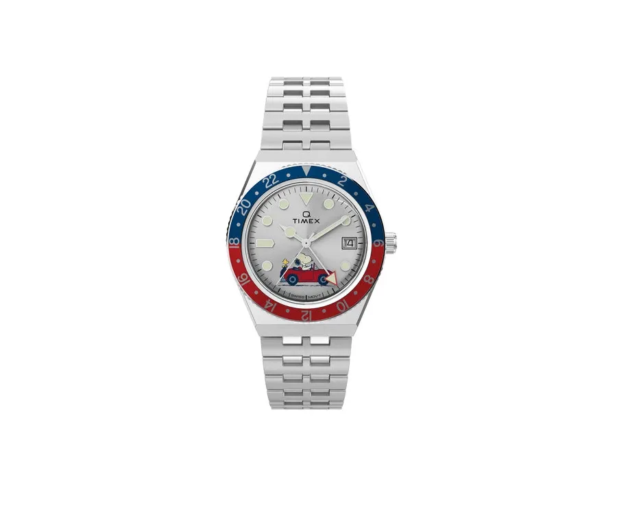 obrazek 1 Timex Zegarek Timex x Peanuts® Q Timex® GMT TW2W83300 Kolorowy