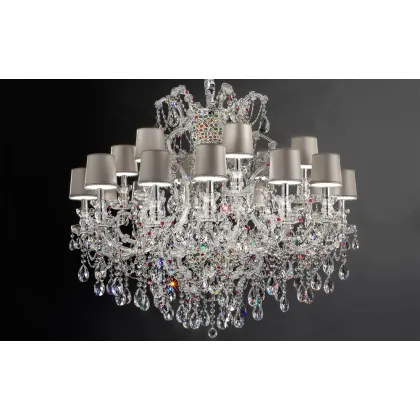 Picture A rich chandelier with 12 lampshades for an exclusive interior - Masiero