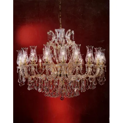 Zdjęcie Elegancki żyrandol salonowy z włoch