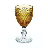 Picture A goblet made of glass in a classic shape with an amber top - Vista Alegre