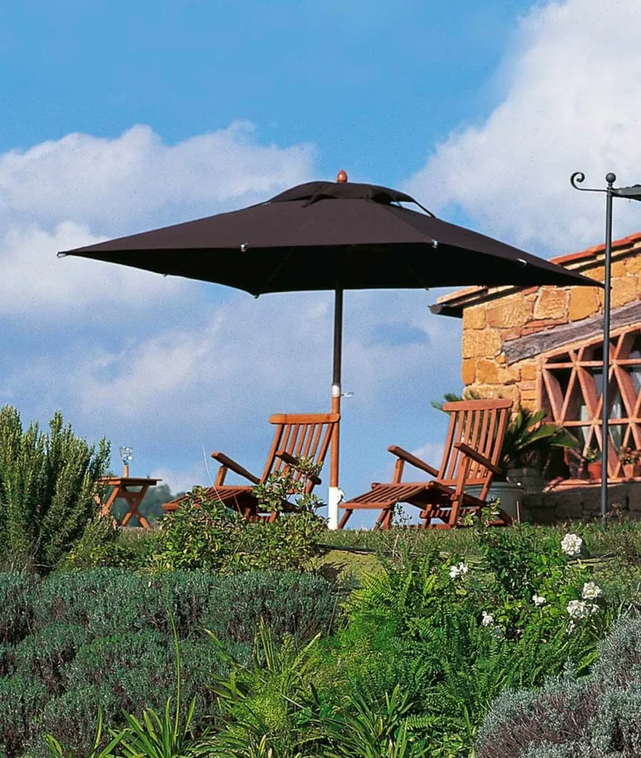 obrazek 1 Prostokątny parasol Lipari 250×350 cm w kolorze kawowym