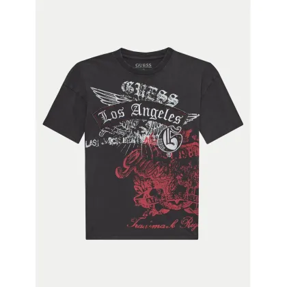 Zdjęcie Guess T-Shirt L4YI53K 8HM4 Czarny Regular Fit