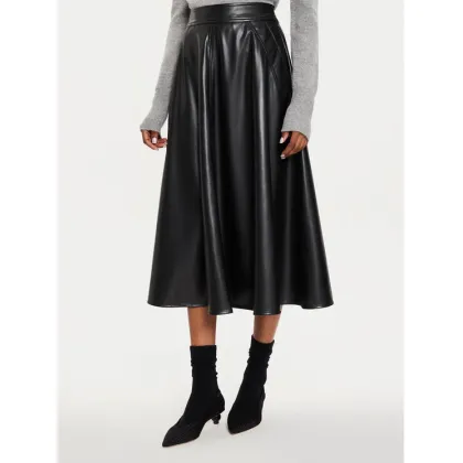 Zdjęcie Marella Spódnica z imitacji skóry Lepanto 2423776024 Czarny Regular Fit