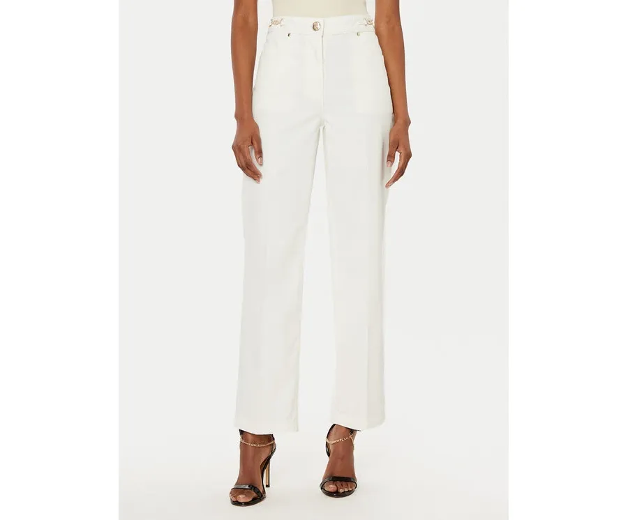 obrazek 1 Guess Spodnie materiałowe 4BGA02 7173A Écru Regular Fit