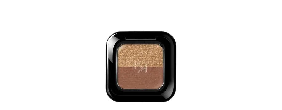 obrazek 1 KIKO Milano Bright Duo Eyeshadow Cień do powiek 1.8 g 04 Universal Beige / Warm Gold