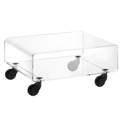 Zdjęcie Stolik kawowy z pleksi na kółkach
