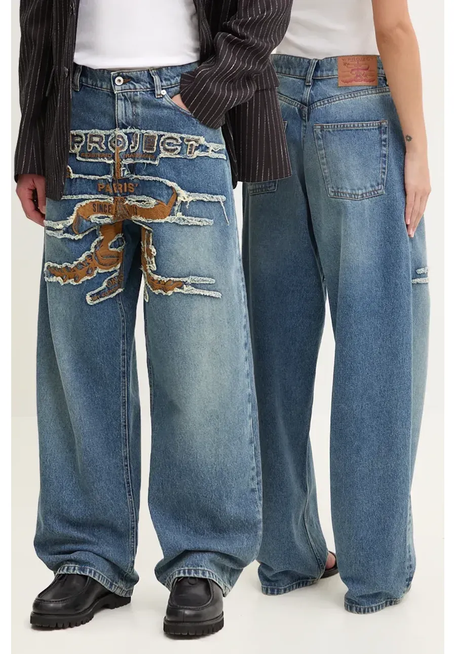 obrazek 1 Y/Project jeansy EVERGREEN PARIS' BEST PATCH JEANS 207PA005
