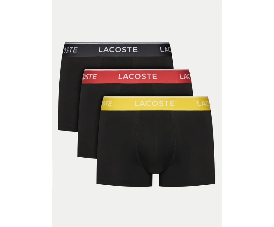 obrazek 1 Lacoste Komplet 3 par bokserek 5H1297 Czarny