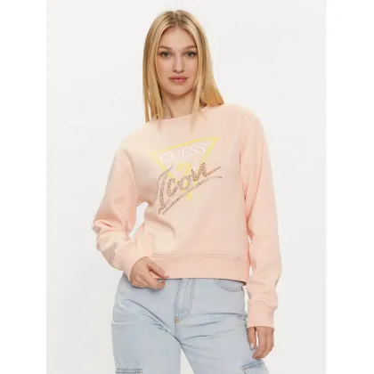 Zdjęcie Guess Bluza Icon W4GQ09 KB681 Pomarańczowy Relaxed Fit