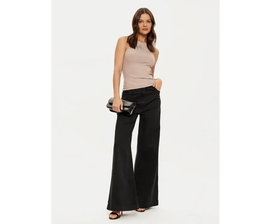 obrazek 1 Guess Top W4RP43 KAZH2 Beżowy Slim Fit