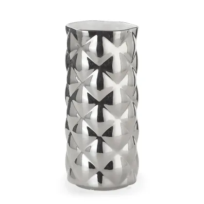 Picture Tall ceramic vase H.36xL.16xD.Int.15 cm