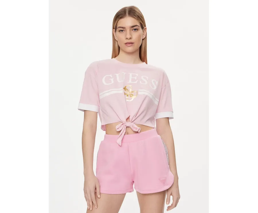 obrazek 1 Guess T-Shirt V4GI00 I3Z14 Różowy Boxy Fit