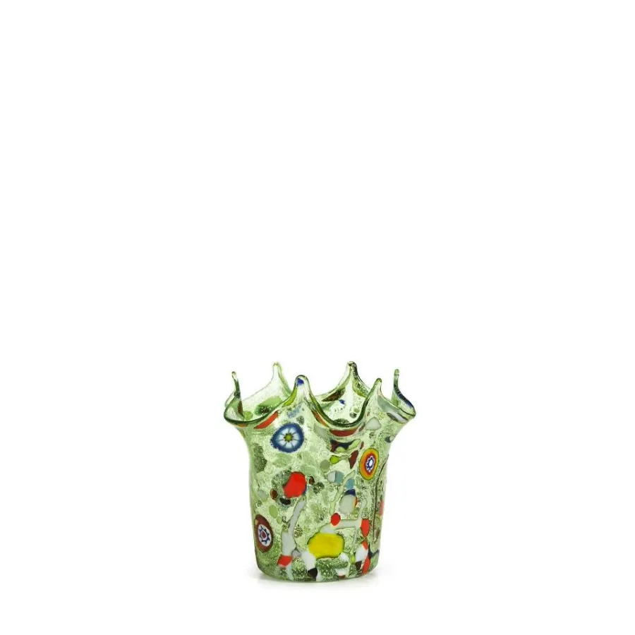 obrazek 1 Unikatowy mały wazon ze szkła murano (11 cm)