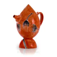Picture Mediterranean painted water or wine jug