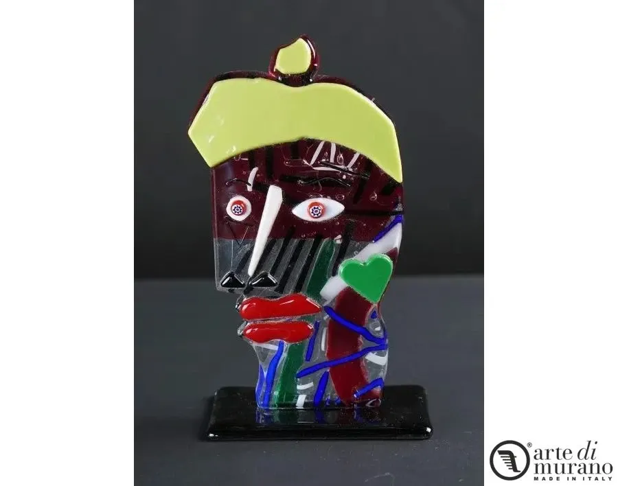 obrazek 1 Stylowa rzeźba Picasso Pop Art Abstrakcyjne szkło Murano