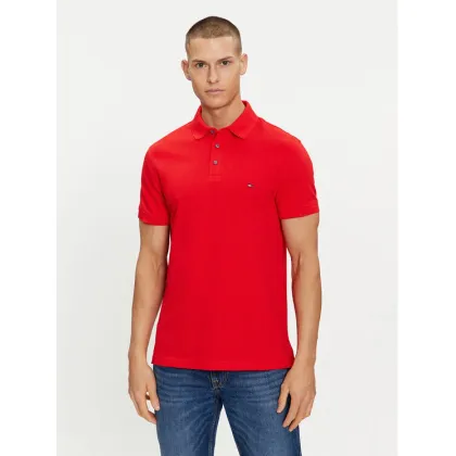 Zdjęcie Tommy Hilfiger Polo 1985 MW0MW17771 Czerwony Slim Fit