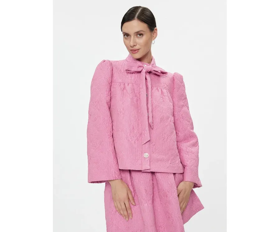 obrazek 1 Custommade Marynarka Guiseppa 999459877 Różowy Regular Fit