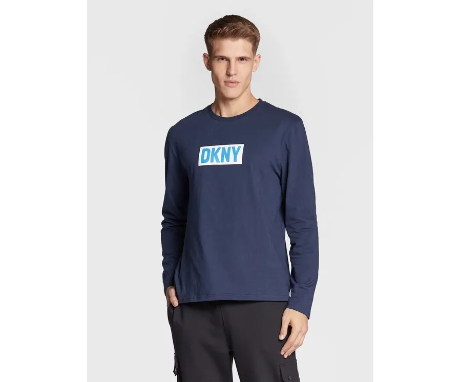 obrazek 1 DKNY Longsleeve N5_6877_DKY Granatowy Regular Fit