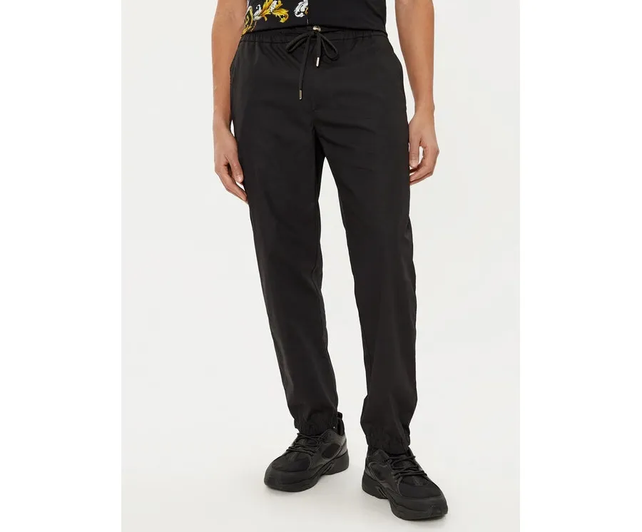 obrazek 1 Versace Jeans Couture Spodnie dresowe 78GAA100 Czarny Regular Fit