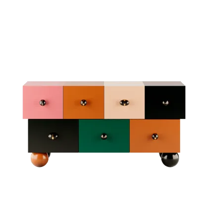 Picture Luxurious multicolored chest of drawers