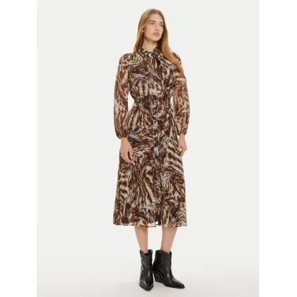 Zdjęcie Liu Jo Sukienka koszulowa WF4373 T4184 Brązowy Regular Fit