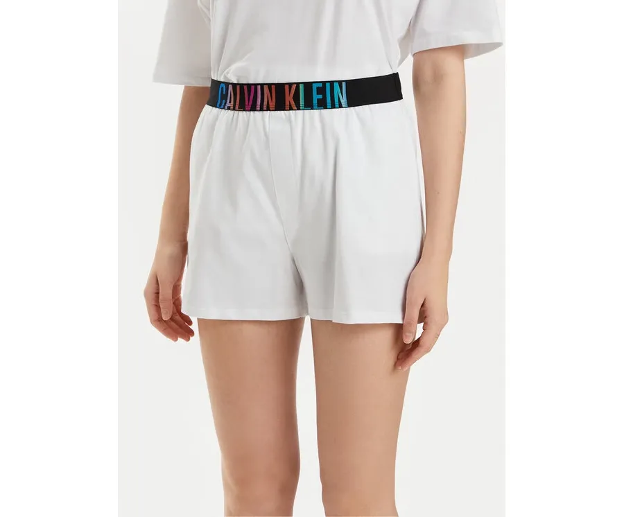 obrazek 1 Calvin Klein Underwear Szorty materiałowe 000QS7194E Biały Relaxed Fit