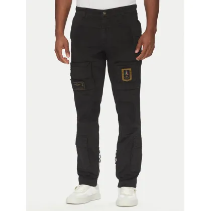 Zdjęcie Aeronautica Militare Spodnie materiałowe 251PA1387CT1493 Czarny Regular Fit