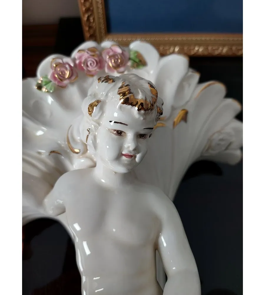 obrazek 5 Ceramiczna dekoracja ścienna z aniołem