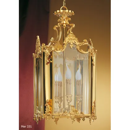 Zdjęcie Latarnia Ludwika XV z pozłacanego brązu