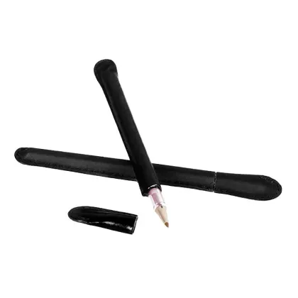 Picture A tasteful case for one pen - natural leather