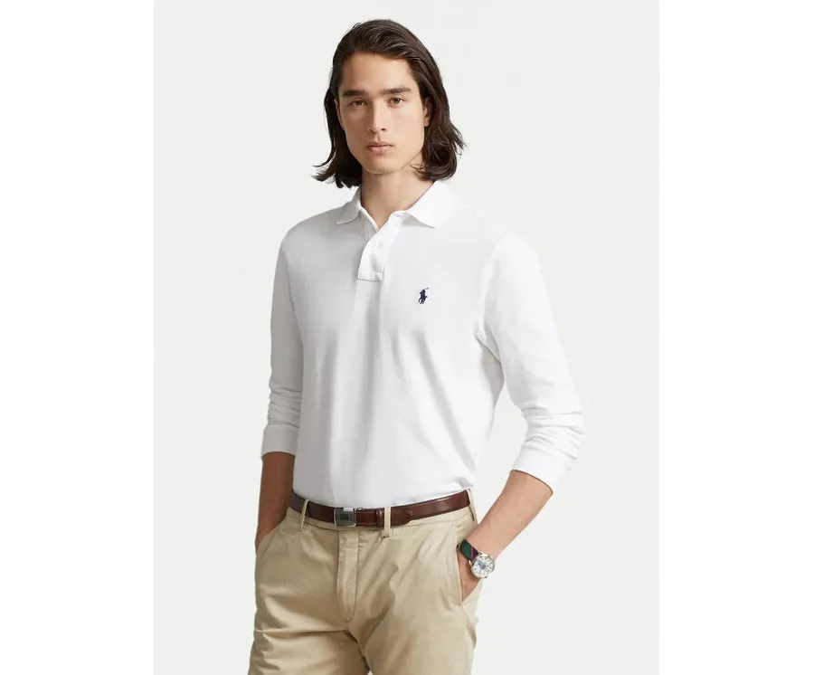 obrazek 1 Polo Ralph Lauren Polo 710680790001 Biały Custom Slim Fit