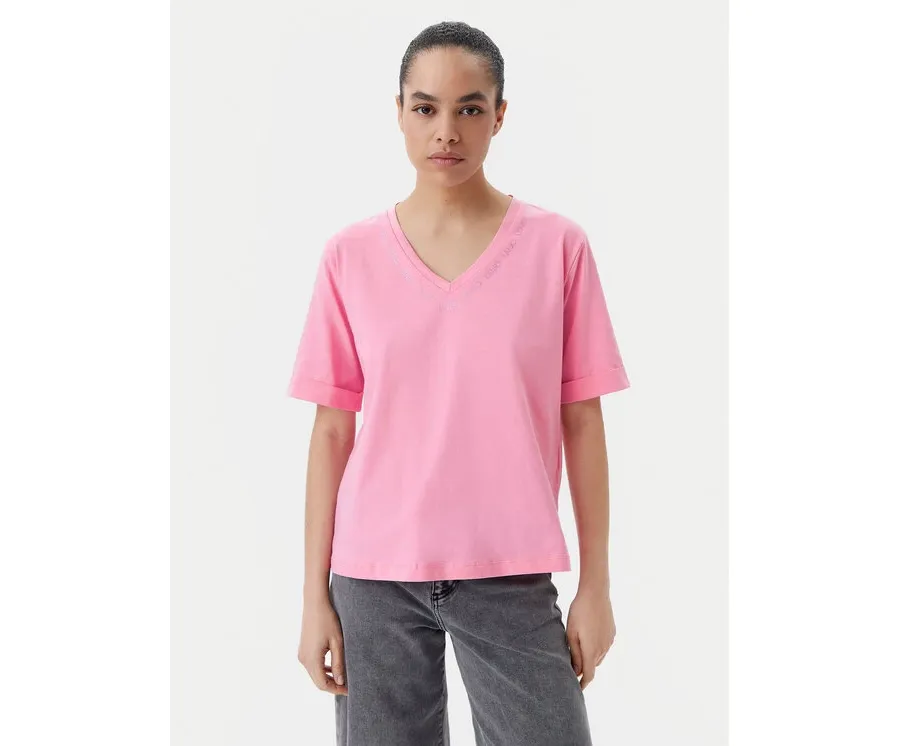 obrazek 1 Liu Jo Sport T-Shirt q-roa-35247 Kolorowy Regular Fit