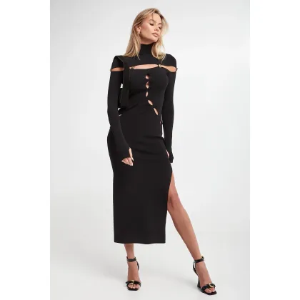 Zdjęcie Sukienka midi VERSACE JEANS COUTURE Versace Jeans Couture