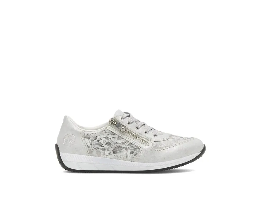 obrazek 1 Rieker Półbuty N1112-80 Srebrny