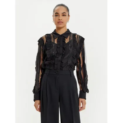 Zdjęcie ACCESS FASHION Koszula 44-7013-781 Czarny Regular Fit