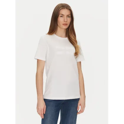 Zdjęcie Elisabetta Franchi T-Shirt MA-002-51E2-V200 Biały Regular Fit