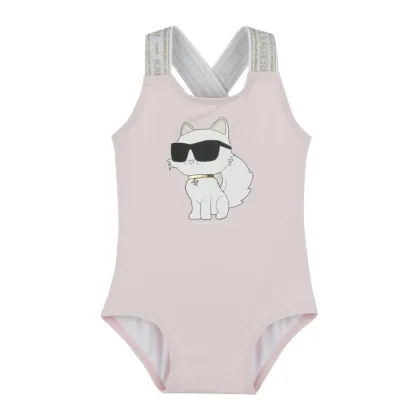 Zdjęcie Karl Lagerfeld Kids Strój kąpielowy Z30512 M Różowy