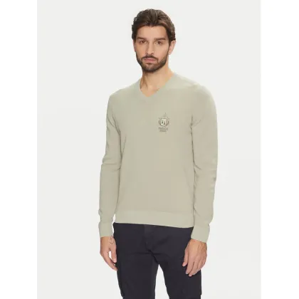 Zdjęcie Aeronautica Militare Longsleeve 242MA1512L463 Zielony Regular Fit