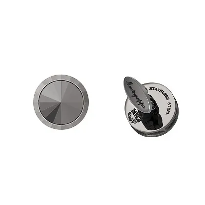 Zdjęcie NeroUno Linea - Matching Metal Inlay Spinki do Mankietów