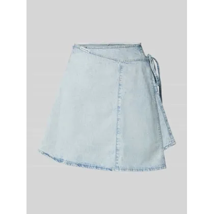 Zdjęcie Spódnica kopertowa z imitacji denimu