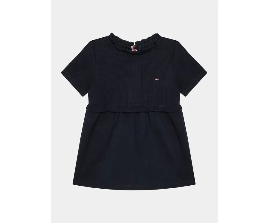 obrazek 1 Tommy Hilfiger Sukienka codzienna KN0KN01757 Granatowy Regular Fit