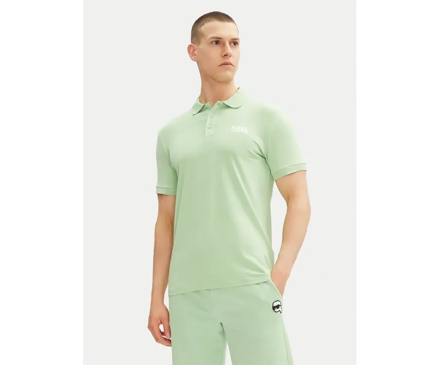 obrazek 1 KARL LAGERFELD Polo 745088 552235 Zielony Regular Fit