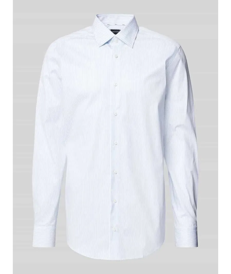 obrazek 1 Koszula biznesowa o kroju regular fit z kołnierzykiem typu kent model ‘Joe’