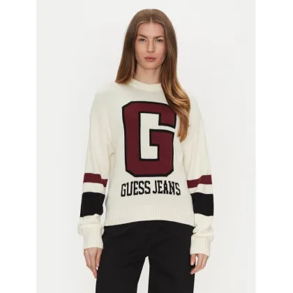 Zdjęcie Guess Jeans Sweter W4BR11 Z3HN2 Biały Regular Fit
