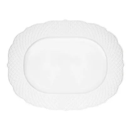 Zdjęcie Wysokiej jakości talerz owalny Empire Silk 39x31 cm