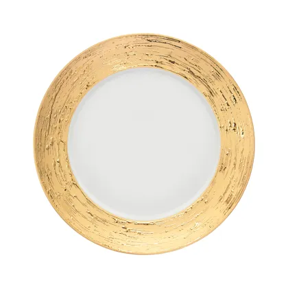Zdjęcie Bardzo luksusowy porcelanowy talerz serwisowy 31 cm - Porcel