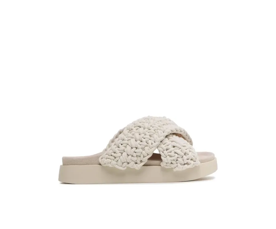 obrazek 1 Inuikii Klapki Woven 70104-105 Biały