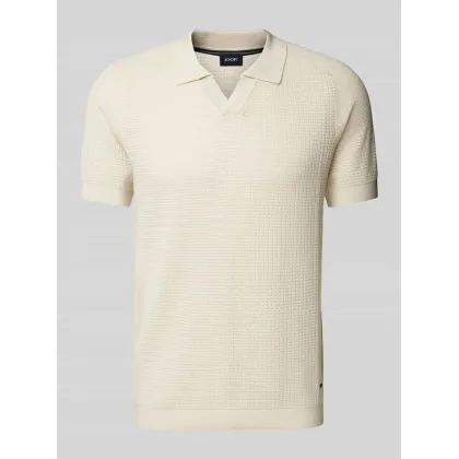 Zdjęcie Koszulka polo o kroju regular fit z dekoltem w serek