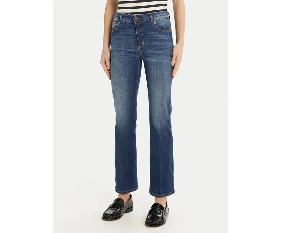 obrazek 1 Weekend Max Mara Jeansy Rapallo 2515181011 Granatowy Flare Fit