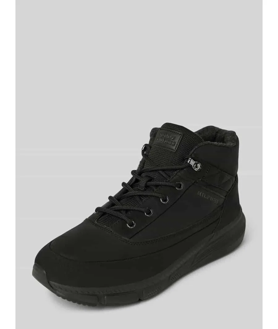 obrazek 1 Buty skórzane z naszywką z logo